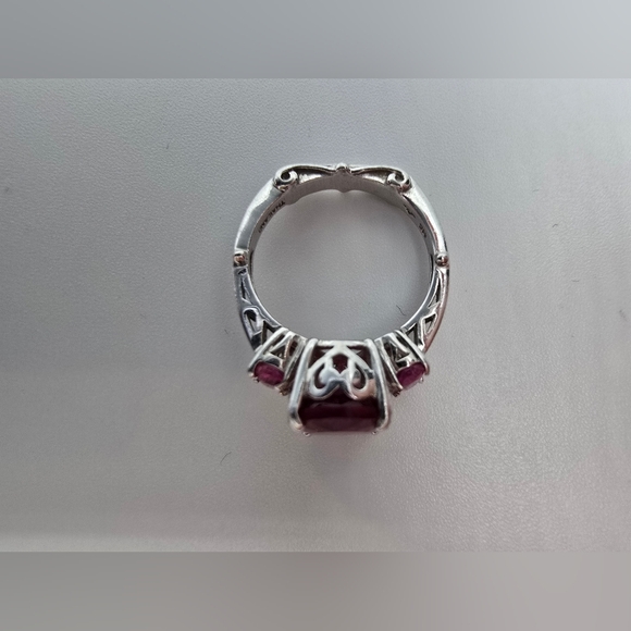 Sterling Silver Ruby Ring - Picture 9 of 16
